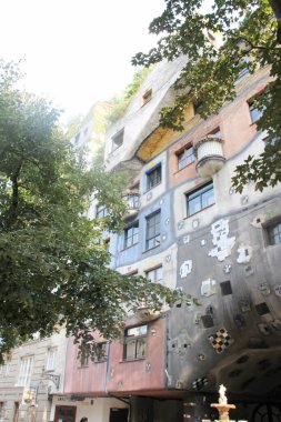 Avusturya, Viyana 'da Hundertwasserhaus