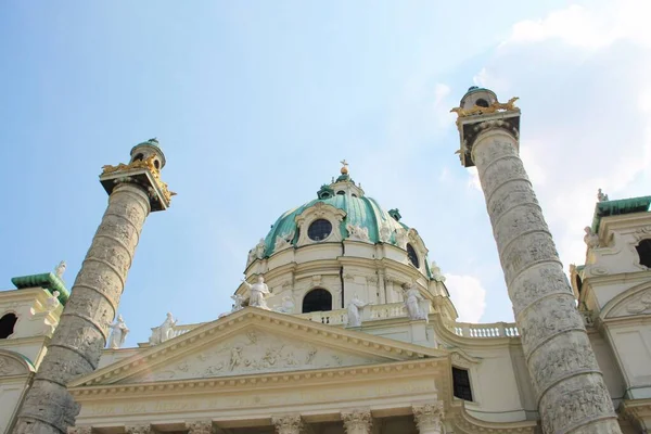 Karlskirche Karlsplatz Wiedniu Austria — Zdjęcie stockowe