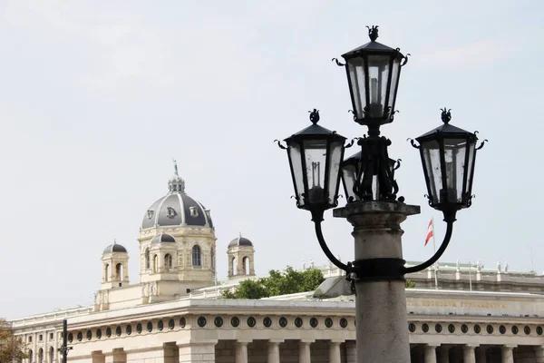 Lámpa Hofburg Palota Közelében Bécsben Ausztriában — Stock Fotó