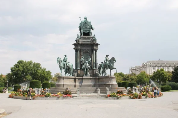 Viyana Maria Theresien Platz Avusturya — Stok fotoğraf