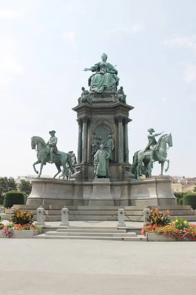 Viyana Maria Theresien Platz Avusturya — Stok fotoğraf