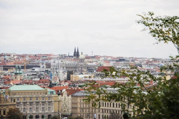 Panorama Över Prag Tjeckien — Stockfoto