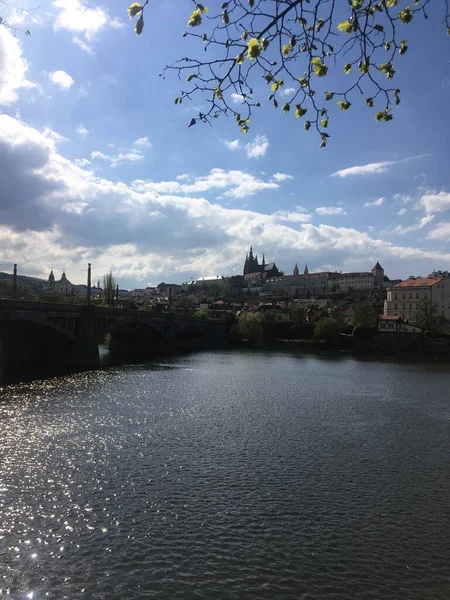 Utsikt Över Prag Sommar — Stockfoto