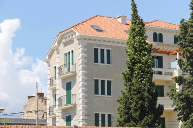 Hırvatistan 'ın Split kentinin sokaklarında ev