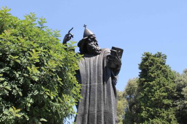 Hırvatistan 'ın Split kentinde Nin piskoposu Gregory' nin heykeli