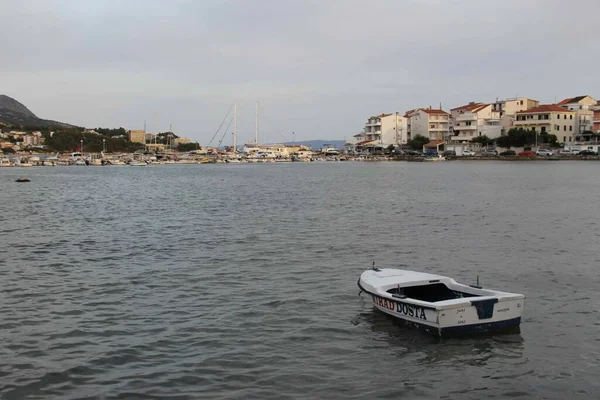 Piccola Barca Sul Mare Stobrec Croazia — Foto Stock