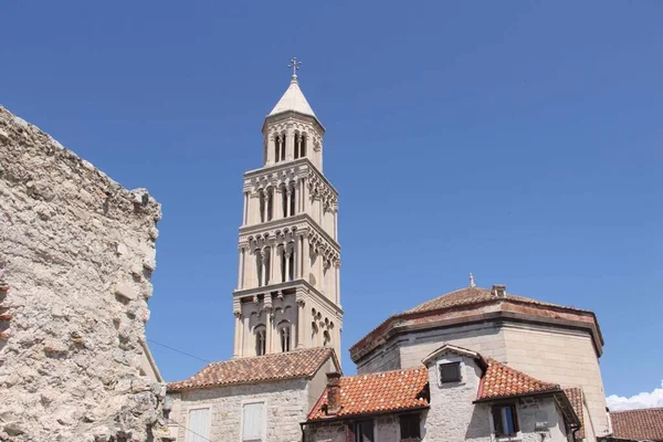 Torre Del Palacio Diocleciano Split Croacia — Foto de Stock