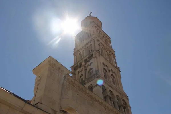 Turm Des Diokletianspalastes Split Kroatien — Stockfoto