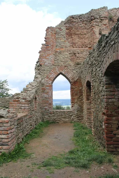 Rovine Svaty Jan Repubblica Ceca — Foto Stock