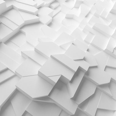 Geometrik renk soyut çokgenler, çatlak duvar olarak