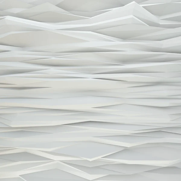 Geometrische weiße abstrakte polygonale Rauschkanten — Stockfoto