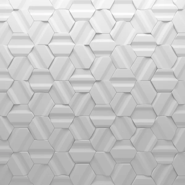 White abstract squares backdrop. 3d rendering geometric polygons — Stock Photo, Image