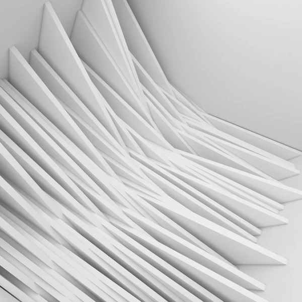 Quadros de papel em branco na parede branca — Fotografia de Stock