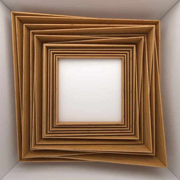 Leere Rahmen an weißer Wand — Stockfoto