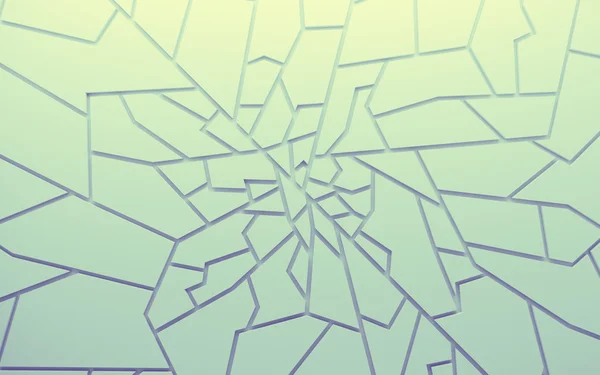Geometrische kleur abstracte veelhoeken behang, als spleet muur — Stockfoto