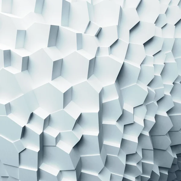 Geometrische Farbe abstrakte Polygone, als Risswand. Innenraum — Stockfoto