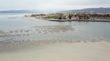 Ensenada halklarının hava manzarası (estero)