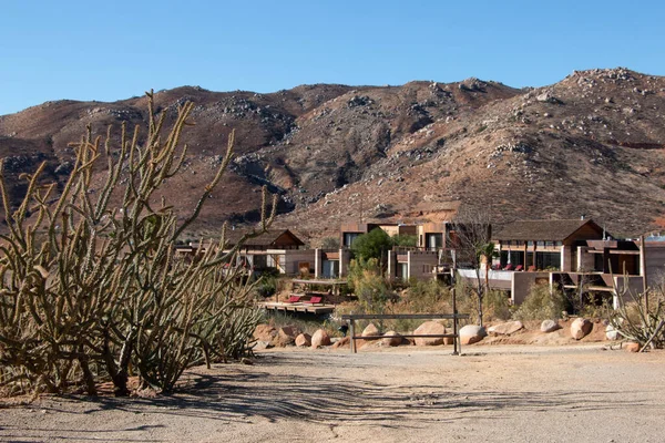 Valle de Guadalupe 'deki otel kompleksi