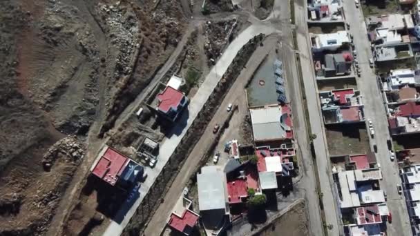 멕시코의 도시화 지역을 공중에서 — 비디오