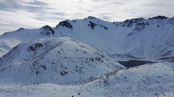 Nevado de Toluca coberto de neve — Fotografia de Stock