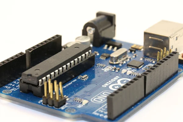 Arduino, Diy och elektroniska komponenter — Stockfoto