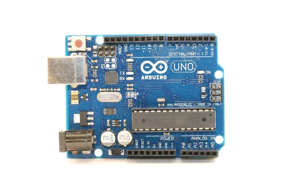 Arduino, DIY and electronic components — Stock Photo, Image