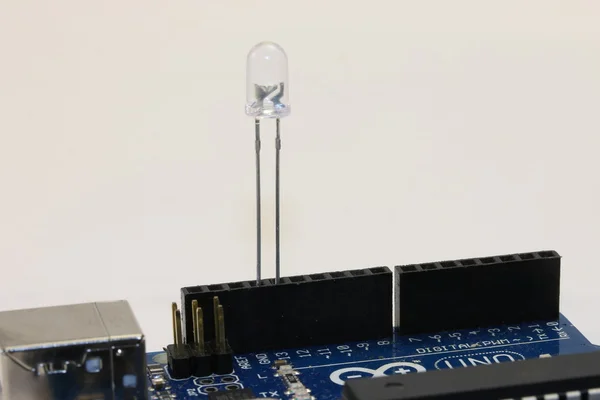 Arduino, Diy és elektronikus alkatrészek — Stock Fotó