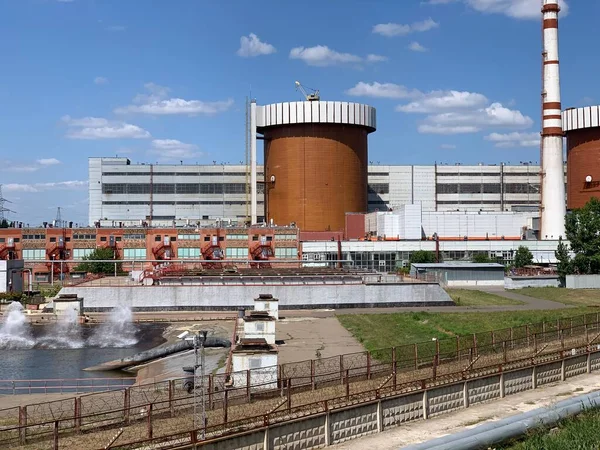 Jižní Ukrajinská Jaderná Elektrárna Ukrajině — Stock fotografie