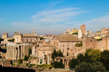 Roma İmparatorluk Forumlar Üstten Görünüm