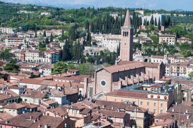 Verona kule lamberti güzel görünümünden 