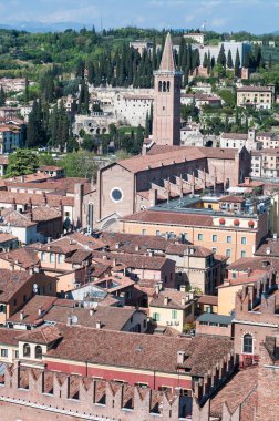 Verona kule lamberti güzel görünümünden 