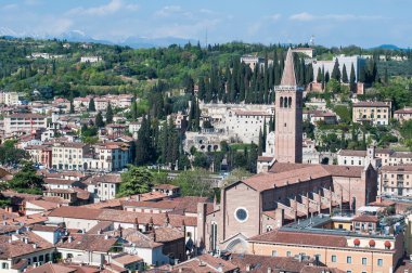 Verona kule lamberti güzel görünümünden 