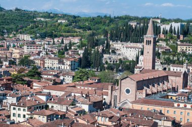 Verona kule lamberti güzel görünümünden 