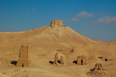 palimira Suriye, yakın kentinde bulunan Antik eserlerin