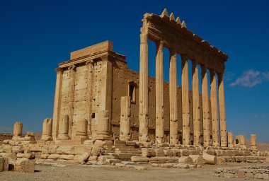 palimira Suriye, yakın kentinde bulunan Antik eserlerin