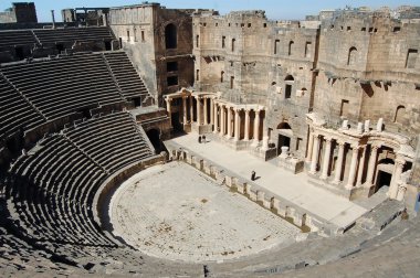 Palmyra, Suriye amfitiyatro görünümünü