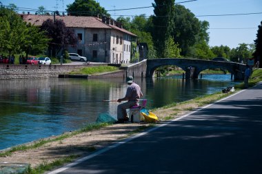 balıkçı navilgio grande, mı açılan bir kanal boyunca