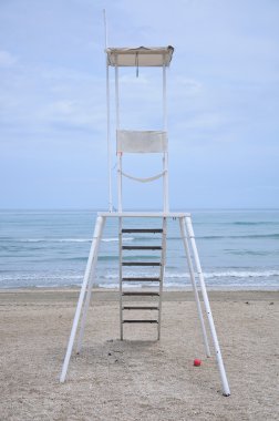 Cankurtaran ev varlığı ile sinigallia Beach Panorama