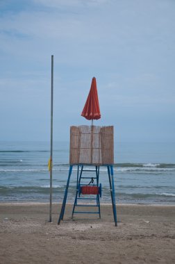 senigallia Beach Panorama lifegu varlığı ile