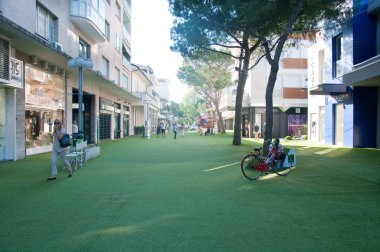 Riccione Adriyatik kıyısında yer alan kare ceccarini