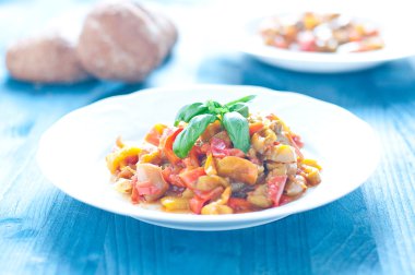 tipik İtalyan yemek biber, İtalya ile biber