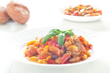 tipik İtalyan yemek biber, İtalya ile biber