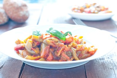 tipik İtalyan yemek biber, İtalya ile biber