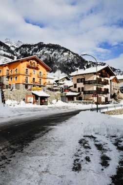 29 Aralık 2014-bionaz-İtalya-güzel dağlar bionaz Valle d'Aosta çevresinde