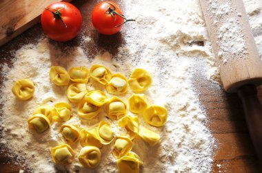 Ricotta ve sebze ile İtalyan Mantısı