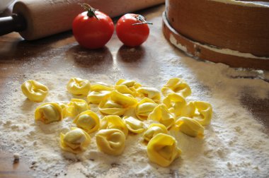 Ricotta ve sebze ile İtalyan Mantısı