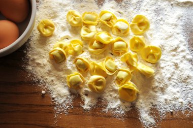 Ricotta ve sebze ile İtalyan Mantısı