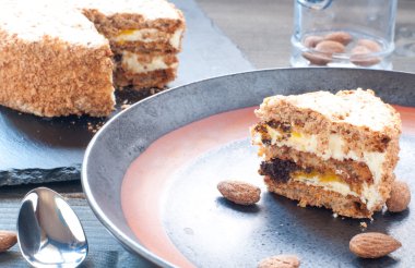 Torta Elvezia Mantua İtalya'dan tipik bir pasta