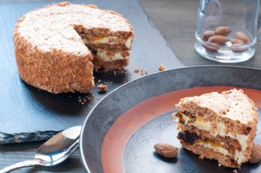 Torta Elvezia Mantua İtalya'dan tipik bir pasta