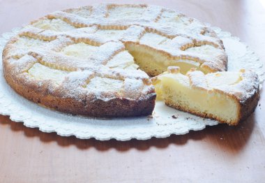 Limonlu kek ve badem ev yapımı